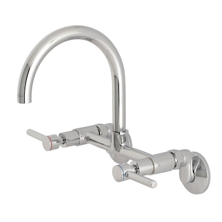 Concord KS814C 8-Inch Adjustable Center Wall Mount Kitchen Faucet KS814C